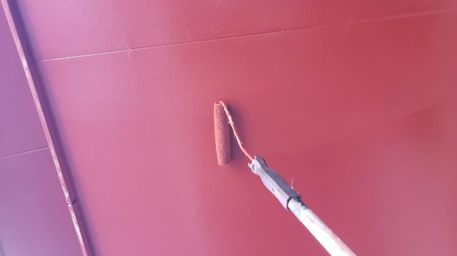 千葉県にて外壁塗装　～軒天・外壁・共用廊下外壁の塗装～